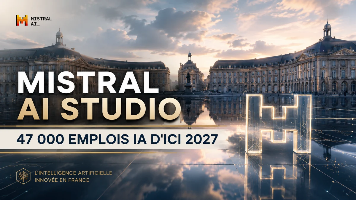 Mistral AI Studio : 47 000 Emplois IA d'ici 2027