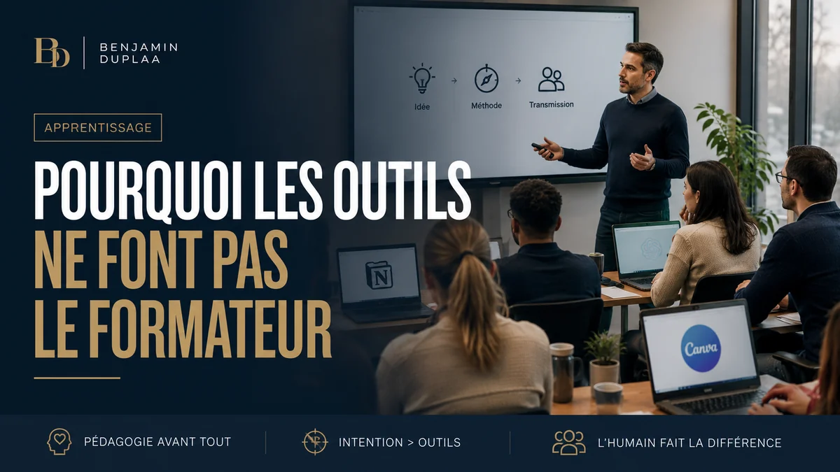 Pourquoi les outils ne font pas le formateur