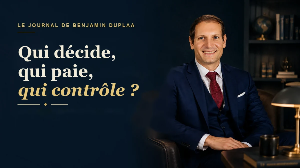 Qui décide, qui paie, qui contrôle ?