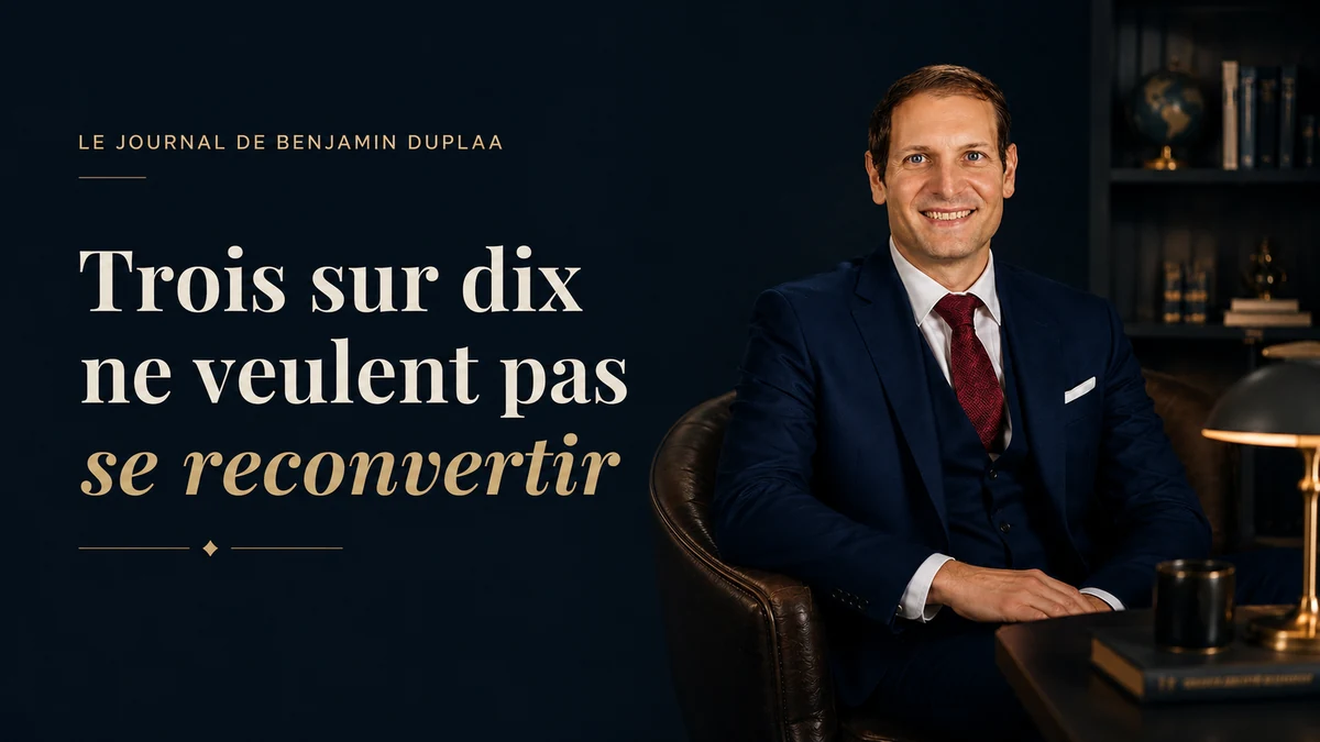 Trois sur dix ne veulent pas se reconvertir