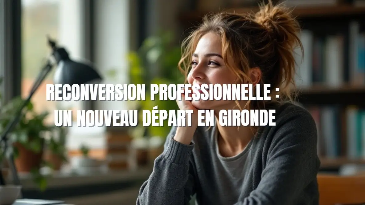 Reconversion professionnelle : un nouveau départ en Gironde